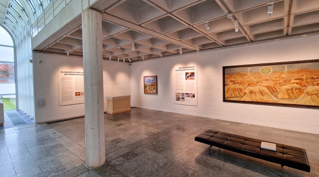 Krogerups høstbillede færdigrestaureret